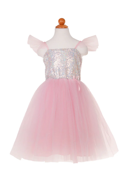 Sequins Princess Dress, Pink, SIZE US 3-4