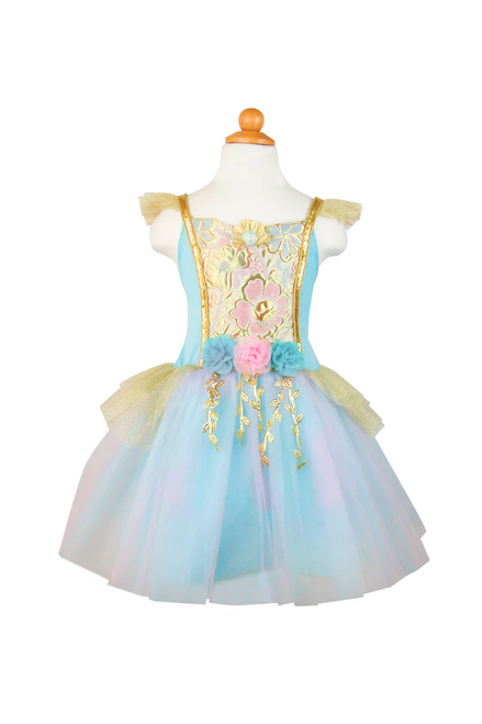 Mermalicious Dress with Tail, Pastel/Aqua, SIZE US 5-6