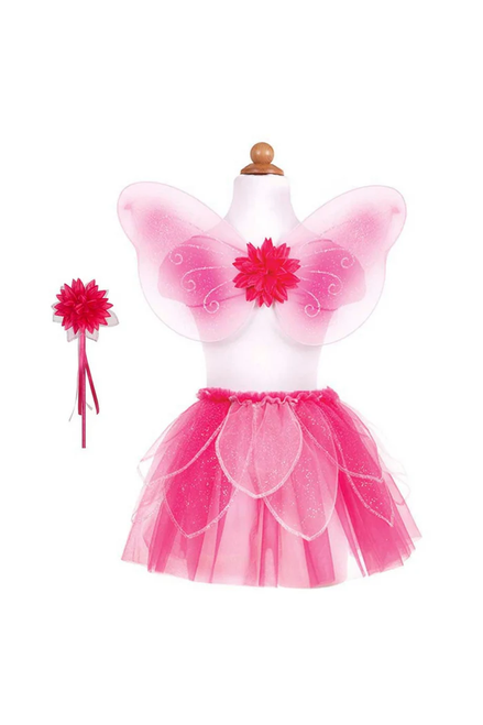 Glitter Skirt with Wings & Wand, Pink, SIZE US 4-7