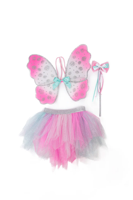 Think Mint Pink Skirt with Wings & Wand, SIZE US 4-6