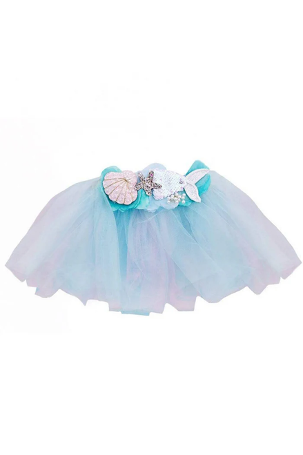 Mermalicious Tutu, Pastel/Aqua, SIZE US 4-6