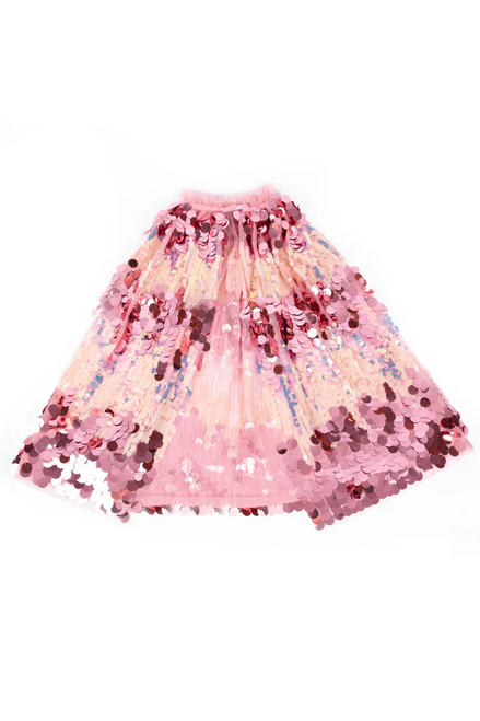 The 5th Avenue Paillette Cape, Pink, SIZE US 4-6