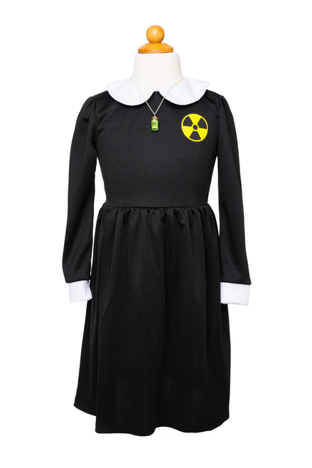 Marie the Scientist Dress with Lab Coat & Necklace, SIZE US 5-6