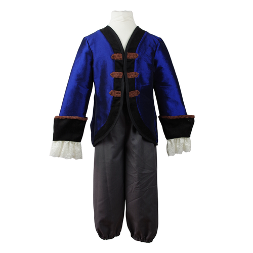 Commodore Pirate Jacket with Pant & Hat, SIZE US 3-4
