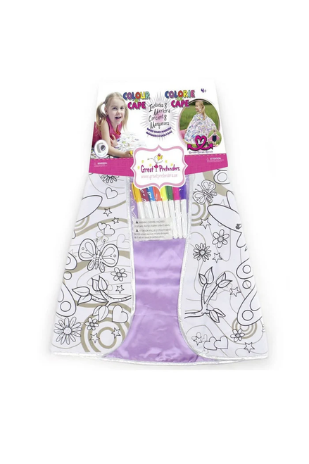 Colour a Cape - Fairy - with Marker Set (7 pcs), SIZE US 4-7