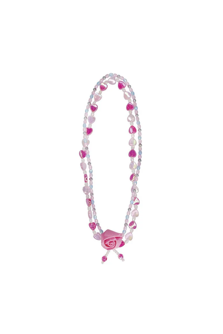 Rose-Alicious Sparkly Necklace