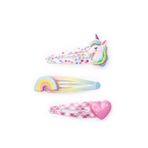 Unicorn Cutie Hairclip Set (3 pcs)