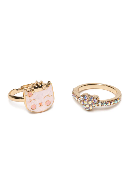 Boutique Kitty Love Ring Set (2 pcs)