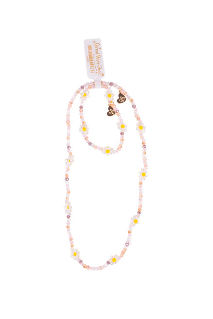 Boutique Daisy Delight Necklace & Bracelet Set, 2pc