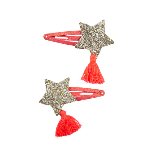 Boutique Sassy Tassy Star Hairclip Set (2 pcs)