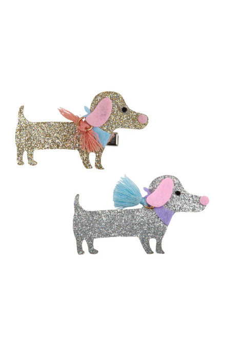 Boutique Dachshund Hairclip, 2 styles assorted