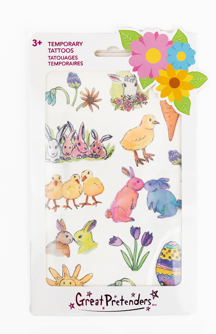 Spring Flowers Tattoo Sheet (15 pcs)
