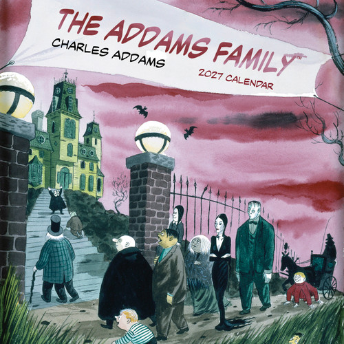Charles Addams: The Addams Family 2027 Wall Calendar