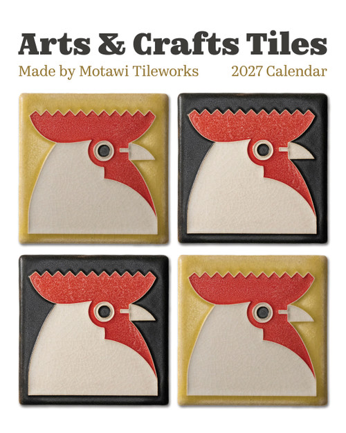 Arts & Crafts Tiles: Made by Motawi Tileworks 2027 Mini Wall Calendar