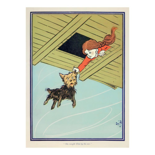 W. W. Denslow: The Wonderful Wizard of Oz: She Caught Toto by the Ear Postcard