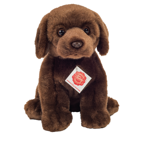 Hermann Teddy Labrador sitting dark-brown 25 cm