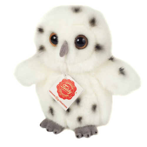 Hermann Teddy Snowy Owl 16 cm