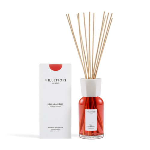 MILLEFIORI MILANO - NEW RANGE! REED DIFFUSER 500 ML MELA & CANNELLA