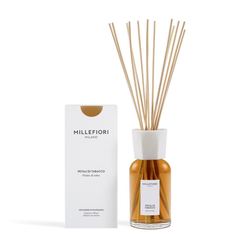MILLEFIORI MILANO - NEW RANGE! REED DIFFUSER 500 ML PETALI DI TABACCO