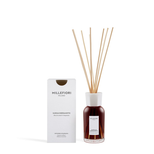 MILLEFIORI MILANO - NEW RANGE! REED DIFFUSER 250 ML SANDALO BERGAMOTTO