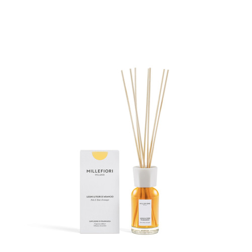 MILLEFIORI MILANO - NEW RANGE! REED DIFFUSER 100 ML LEGNI E FIORI D'ARANCIO