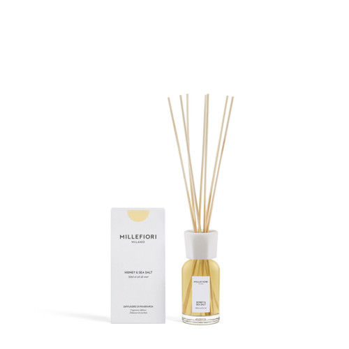MILLEFIORI MILANO - NEW RANGE! REED DIFFUSER 100 ML HONEY & SEA SALT