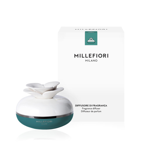 MILLEFIORI AIR DESIGN FLOWER FRAGRANCE DIFFUSER GREEN