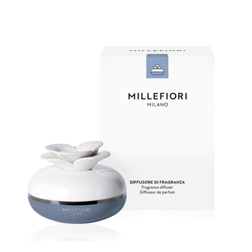MILLEFIORI AIR DESIGN FLOWER FRAGRANCE DIFFUSER LIGHT BLUE