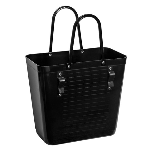 Hinza bag Tall with bicycle hooks, Black  RP