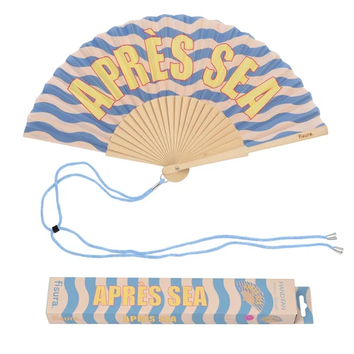 Hand fan "apres sea"