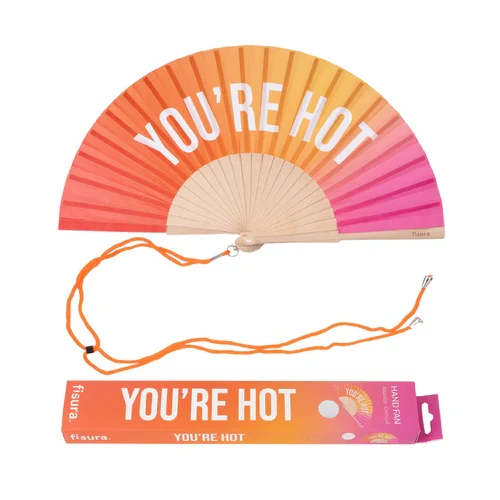Hand fan "you're hot" gradient