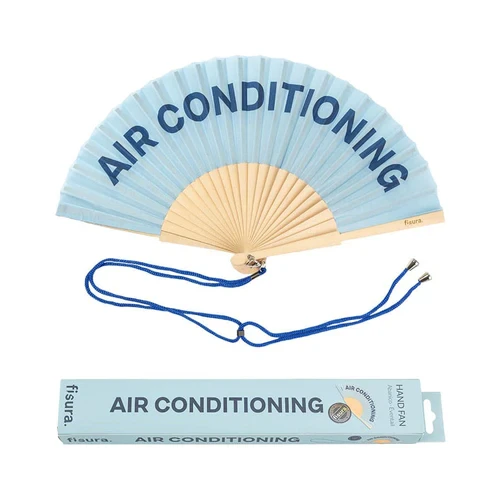 Hand fan 'Air Conditioning'