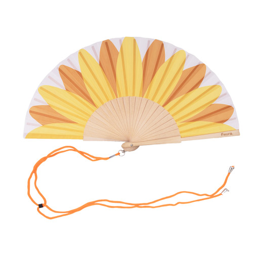 Hand fan sunflower