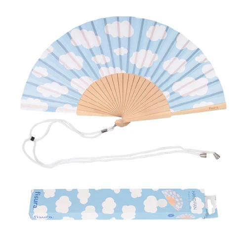 Hand fan clouds