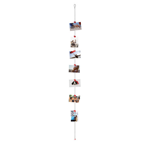 MAGNETIC WIRE PHOTO HOLDER - HEART
