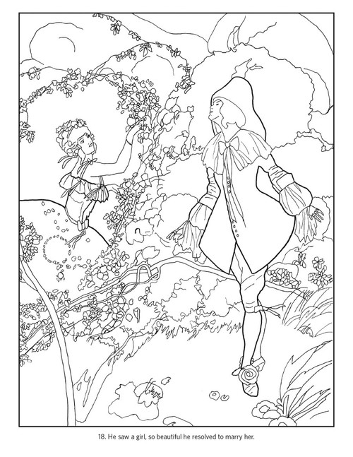 rumpelstiltskin coloring pages