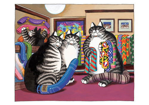 B. Kliban: Tail Covers Birthday Card - Pack of 6