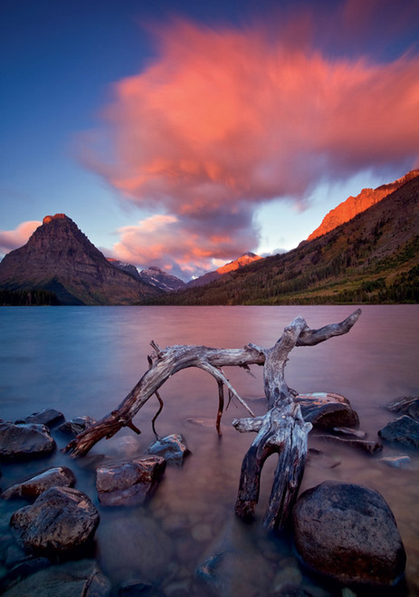 Two Medicine Lake in Glacier National Park, Montana Notecard - Pack of 6