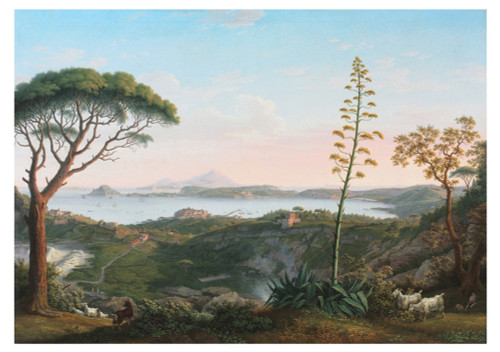 View of the Gulf of Pozzuoli from Solfatara Notecard - Pack of 6