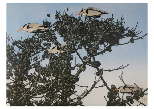 Heron Nests Notecard - Pack of 6