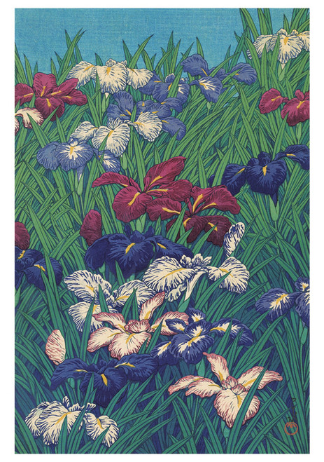 Kawase Hasui: Irises Notecard