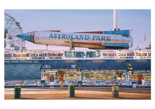 Astroland Rocket, Gregory and Paul`s Notecard - Pack of 6