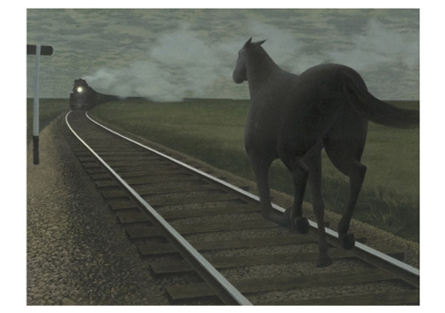 Alex Colville: Horse and Train Notecard - Pack of 6