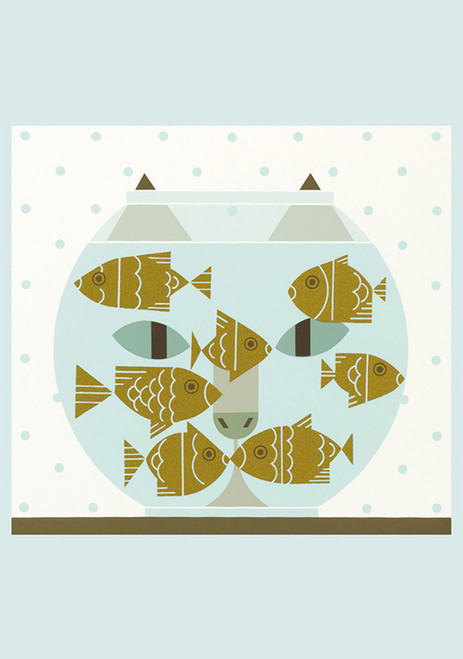 Fishful Thinking Notecard - Pack of 6