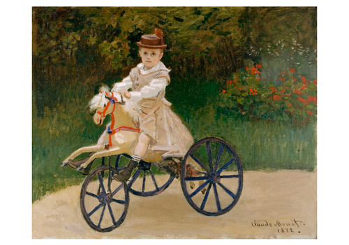 Jean Monet on His Hobby Horse Notecard - Pack of 6