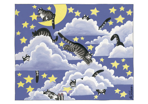 B. Kliban: Cats in Clouds Notecard