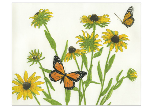 Maurice R. Bebb: Monarchs Notecard - Pack of 6