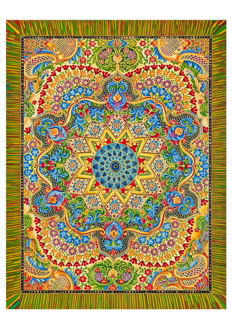 Paul Heussenstamm: Tapestry Mandala Notecard