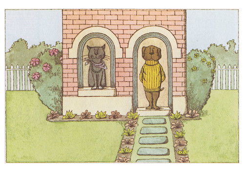 Edward Gorey: Sam and Emma Notecard