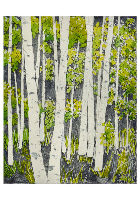 Molly Hashimoto: Aspens Notecard